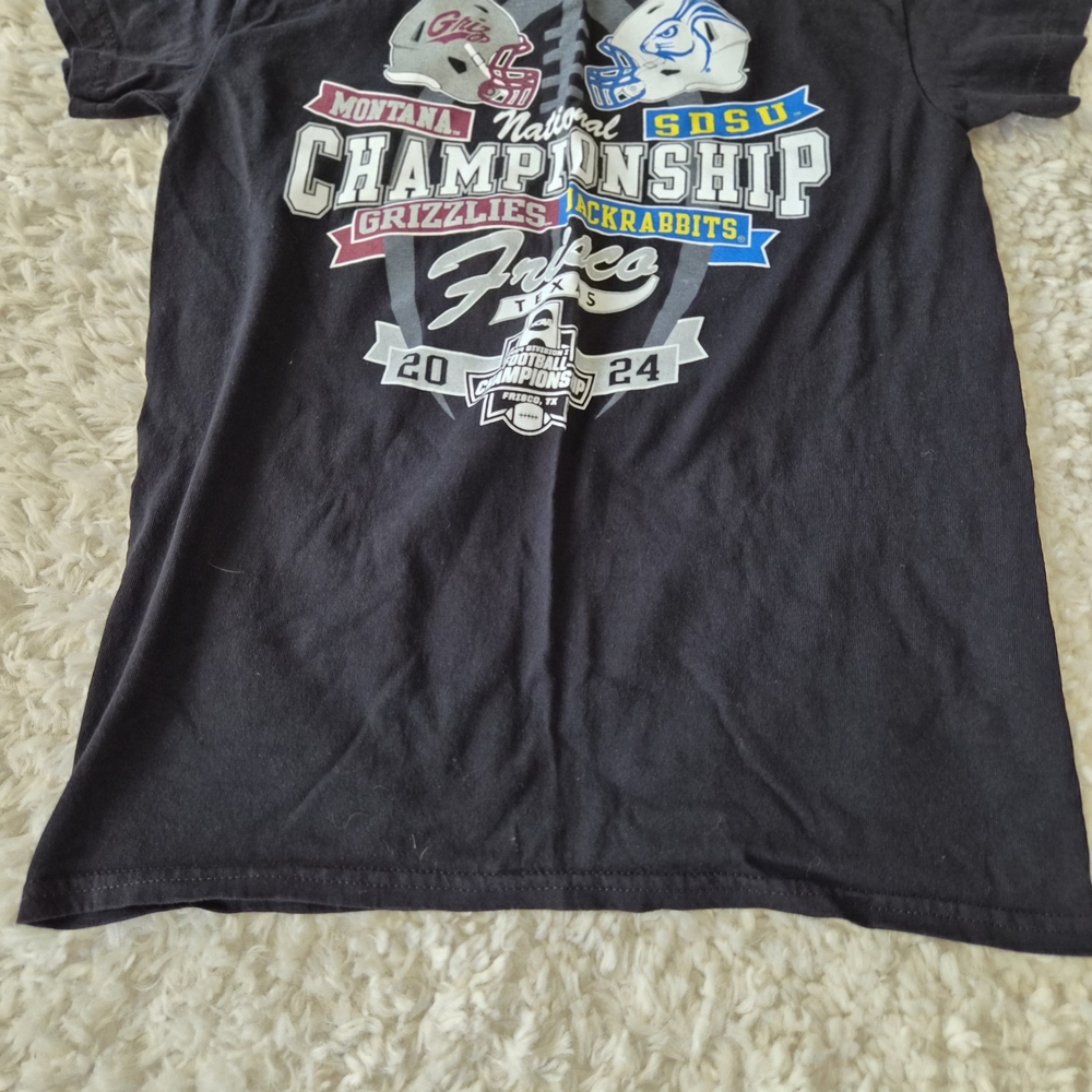 ☆5/$15☆Blue 84 NCAA Football National Championship Tee–Montana vs SDSU–Size S - Picture 11 of 16